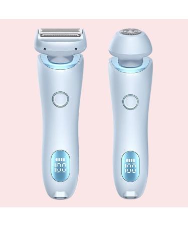 Dusk Glide Pro 3.0 Razor for Women Duskofficial Razor Dusk Official Electric Razor Smooth Shave Pro for Women Waterproof 2 in 1 Electric Shaver Razors Wet & Dry (Blue)