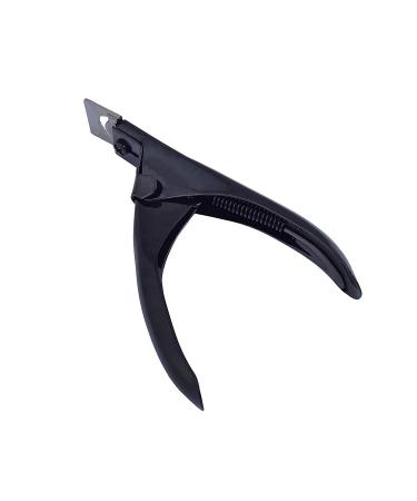 Black Nail Clipper Manicure Tool Acrylic Gel False Nail Clipper/Edge Cutter Tips Nail Professional
