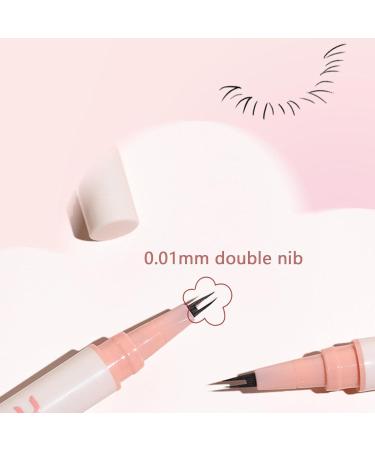 Waterproof Liquid Eyeliner - Two Claw Brush Liquid Eyeliner Quick Dry Easy Removal Long Lasting Eye Makeup Supplies with Fine Nib for Performance Daily Makeup Carnival Fulenyi 01#fog Black - Buy Online on GoSupps.com