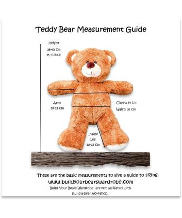 Frilly Satin Dress + Bows Outfit for Build a Bear | Red Teddy Bear Clothes - Buy Online on GoSupps.com