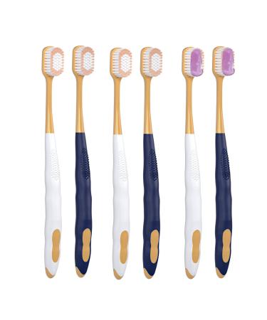 Soft toothbrushes for adults extra soft toothbrushes for adults ultra -hewn toothbrush in a six -pack ultra -like toothbrush with a wide head soft toothbrush for adults