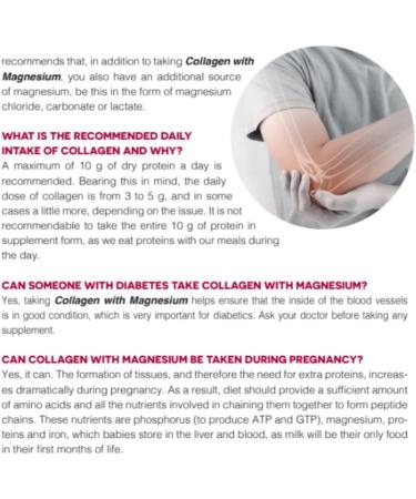 Ana Maria LaJusticia Collagen with Magnesium - 450 Tabs | Skin Rejuvenation, Nervous System Support, Bone & Teeth Health - Buy Online on GoSupps.com