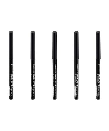 essence Black Kajal Eyeliner Pencil 5-Pack - Water-Resistant, Paraben Free, Cruelty Free - Buy Online on GoSupps.com