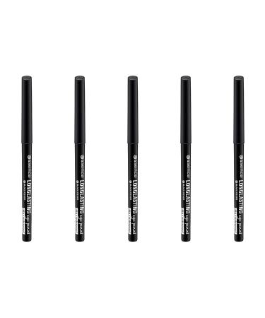 essence 5-Pack Black Longlasting Eyeliner Pencil | Retractable, Water-Resistant & Vegan | Cruelty-Free - Buy Online on GoSupps.com