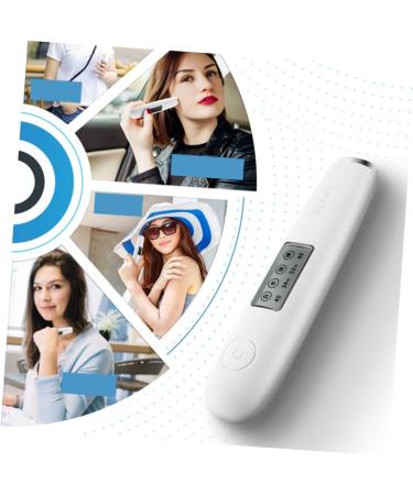 Beatifufu 1pc Skin Tool Skin Care Cosmetic Instrument Tighten Skin Wrinkles Skin Care Tools Facial Massager for Women Skin Tester Skin Care Tester White Travel Testing Machine Intelligent - Buy Online on GoSupps.com
