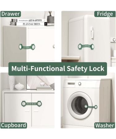 Cupboard Locks for Children Child Safety Cupboard Locks 6PCS Clamshell Baby Drawer Safety Lock Adhesive Baby Proofing Cabinet Lock No Drilling Required - Buy Online on GoSupps.com