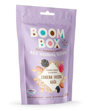 BOOM BOX Forest Berry Almond Oatmeal - 300 g - Healthy Breakfast Choice