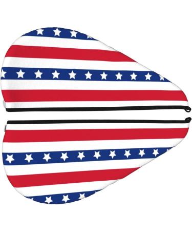 Buy American Patriotic Stars and Stripes Microfiber Hair Towel - Super Absorbent Coral Velvet Wrap for Long Curly & Thick Hair | Fast International Shipping - Buy Online on GoSupps.com