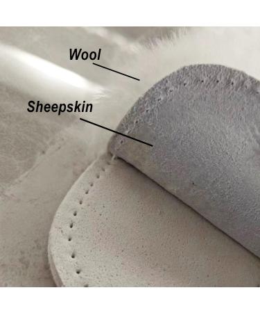 Winter Merino Wool Insoles for Women - Soft & Warm Shoe Inserts | Fleece Replacement Pads for Slippers & Boots - Buy Online on GoSupps.com