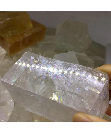 Fangyid 1pc Natural Iceland Stone White Calcite Quartz Slabs 60g-500g Can be Used for (Color : 1pc 60g-80g) (Color : 1pc 415g-435g) - Buy Online on GoSupps.com