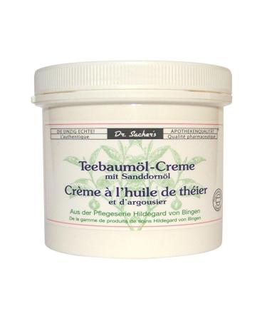 cans / jars of tea tree oil cream with sea buckthorn oil - Buy Online on GoSupps.com