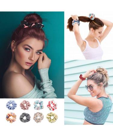 Satin Hair Ties - 9pcs Scrunchies | Silk Hair Ties for Women & Girls | Perfect Ponytail Accessory - Buy Online on GoSupps.com