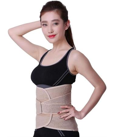 Samnuerly Beige Lumbar Belt - Sexy Slimming Waist Trainer & Back Support | Fitness Corset Body Shaper (Size L) - Buy Online on GoSupps.com