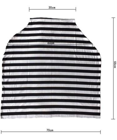 Organic Cotton Multi-Use Nursing Cover & Scarf for Breastfeeding, Baby Carrier, Car Seat Canopy & Shopping Cart - Boys and Girls (NP04) - Buy Online on GoSupps.com