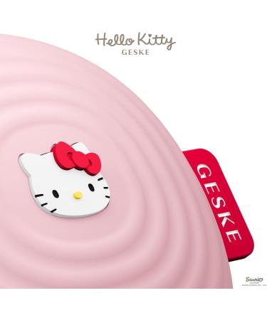 Geske x Hello Kitty Sonic Facial Brush | 4-in-1 Electric Cleaning Brush | Gentle Skincare Tool | Skin Cleaning - Hello Kitty Pink - Buy Online on GoSupps.com
