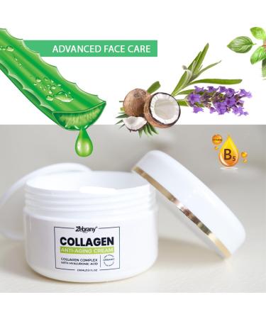 Collagen for Women | Anti-Aging Face Cream with Retinol & Hyaluronic Acid | Oil-Free Moisturizer | Hydration for Dry Skin | Paraben-Free - 3.5 Oz - Buy Online on GoSupps.com