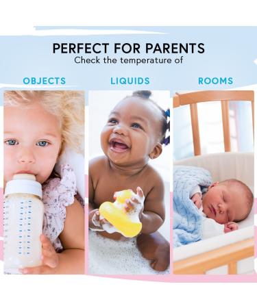 Infrared No Touch Forehead Thermometer - Digital Medical Thermometer for Adults, Kids & Babies - Fever Alert & Silent Mode - Buy Online on GoSupps.com