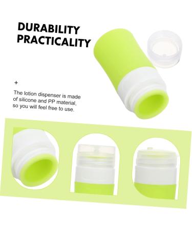 Angoily Cylindrical Bottling Travel Toiletries Containers Bottle Toothpaste Dispenser Silicone Travel Containers Empty Tooth Paste Dispenser Makeup Travel Containers Pp Make up Travel Size - Buy Online on GoSupps.com