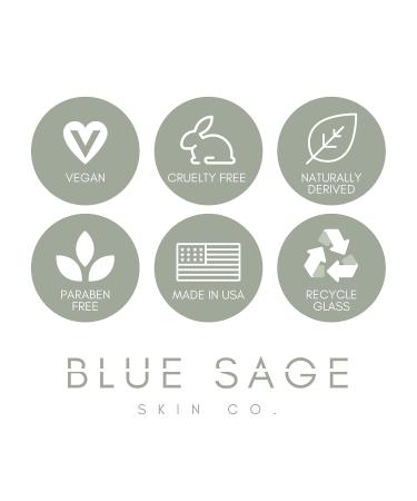 Blue Sage Kale Milky Daily Facial Cleanser | Natural Anti-Aging Face Wash with Antioxidants and Amino Acids to protect and repair skin from the aging effects of pollution - Buy Online on GoSupps.com