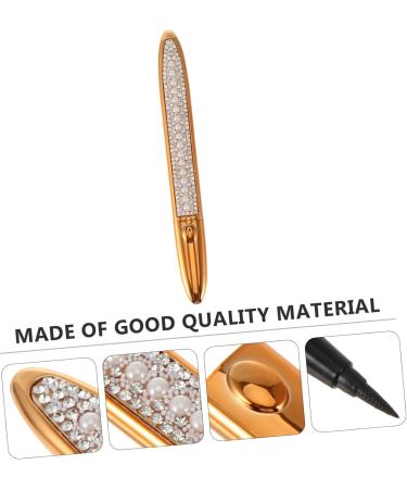 DOITOOL 2pcs Self Adhesive Mascara Liquid Eyeliner Liquid Makeup Eyeliners Makeup Supplies Eyelash Cosmetics 1 count (Pack of 1) Goldenx2pcs - Buy Online on GoSupps.com