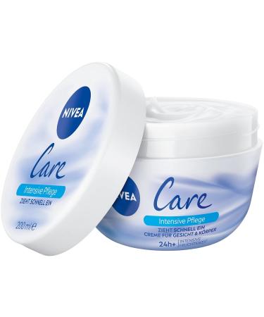 NIVEA CARE Cream 200ml (2-Pack) - Fast-Moving Moisturizing Cream for Tender Smooth Skin - Ideal for Face & Body - Buy Online on GoSupps.com