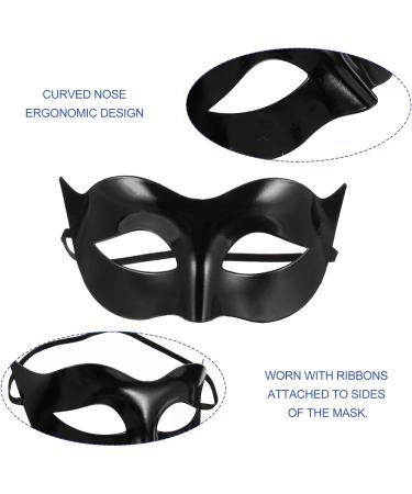 Buy Warmhm Black Masquerade Costume Mask - Stylish Venetian Eye Mask for Men & Women | Perfect for Parties & Events - Buy Online on GoSupps.com