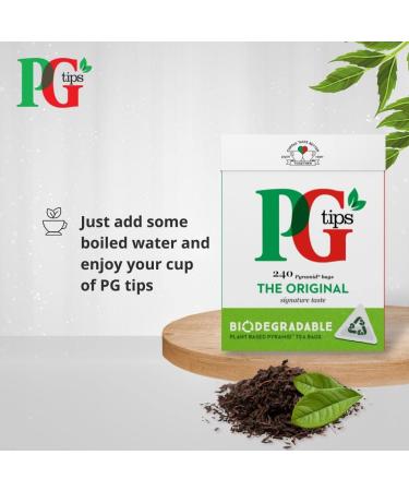 Buy PG TIPS Black Tea - Pack of 4 (960 Tea Bags) | International Shipping Available - Buy Online on GoSupps.com