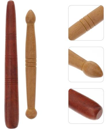 Operitacx Wooden Massage Tab - Traditional Relaxing Hand & Foot Massager (14 cm Set of 2) - Buy Online on GoSupps.com