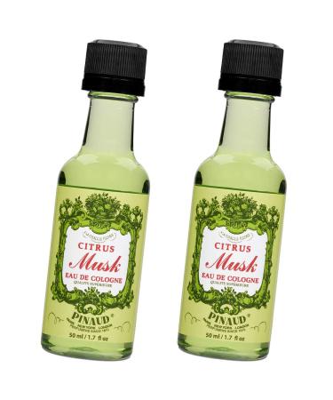 Clubman Citrus Musk After Shave Lotion Instantly Cools Tones Refreshes The Skin After Shaving 1.7 fl. Oz x 2 packs