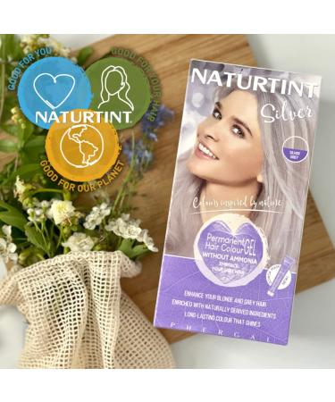 Naturtint Permanent Hair Colour - Silver Grey (50 ml) | International Shipping Available - Buy Online on GoSupps.com