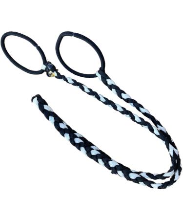 Ponytail Hair Bands | 24Inch Elastic Ponytail Holder for Women - Fashionable Multifunctional Hair Bands for Style Comfort green black - Buy Online on GoSupps.com