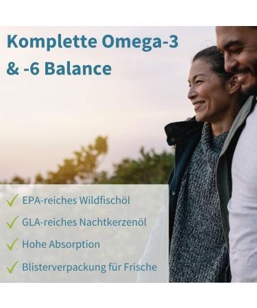 Buy Pharmepa Complete Omega 3 & Omega 6-GLA Oil 1000 mg | Fast-Acting RTG EPA & DHA | Longvida Curcumin 500 mg - Premium Quality International Shipping - Buy Online on GoSupps.com