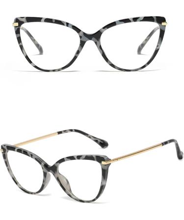 KDOQ TR90 Cat Eye Blue Light Blocking Glasses for Women - Anti Eyestrain Eyewear for Computer & Gaming - Stylish Leopard Design - Buy Online on GoSupps.com