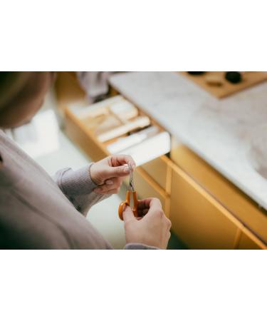 Fiskars Manicure scissors curved scissor length 10 cm quality steel/plastic Classic 1000813 orange - Buy Online on GoSupps.com