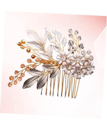 minkissy Decorative Hair Combs Wedding Hair Comb Wedding Headpiece for Bride Bridal Headpieces for Wedding Bridal Hair Comb Prom Headpiece Hair Accessory for Women Decorate Crystal Miss - Buy Online on GoSupps.com