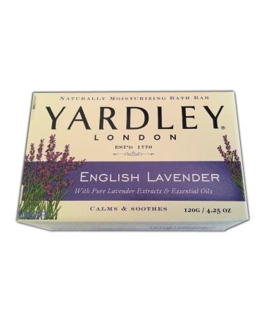 Yardley London Moisturizing Bar English Lavender with Essential Oils 4.0 oz