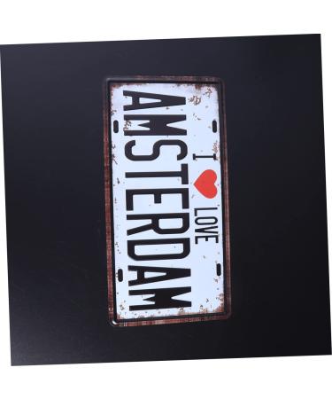 LIFKICH Wall Hanging Decor Decor Emblems Pub Sign Coffee Sign Vintage Cafe Sign Tin Signs Iron Painting Antique Metal Iron Mark - Buy Online on GoSupps.com