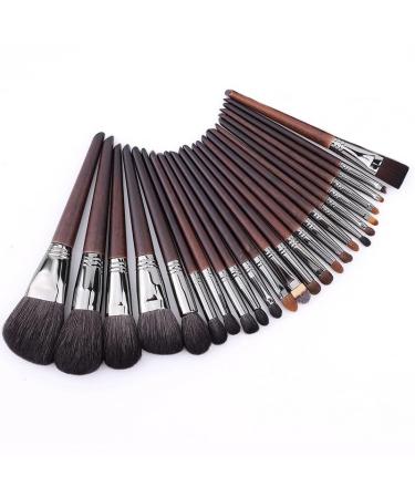 24-Piece Makeup Brush Set for Professionals | Portable Makeup Brushes with Bag | Studio Quality - White Star Design - Buy Online on GoSupps.com