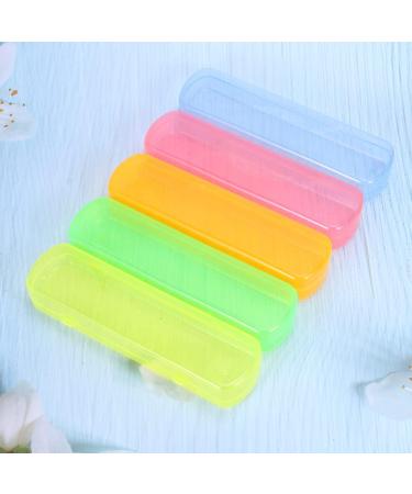 Alipis Travel Toothbrush Set - 5 PCS Toothbrush & Toothpaste Holder Case (21X5.5cm) - Perfect for International Travel - Buy Online on GoSupps.com