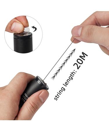 Eyebrow Threading String | Eyebrow Measuring Mapping Pre-Ink String - 20m Black Ink Beauty String Thread Portable Mapping Brows Point Tool for Women Girls Dail Life Travel - Buy Online on GoSupps.com