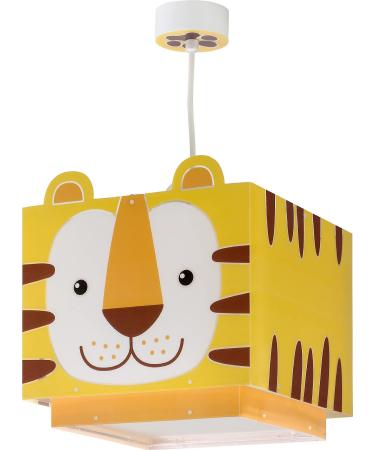 Dalber lamp children's room children's lamp pendant lamp ceiling lamp children ceiling lamp children's room Little Tiger animals yellow 64562 E27 - Buy Online on GoSupps.com
