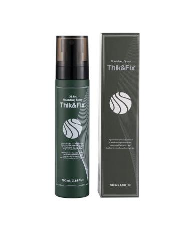 Thik&Fix Hair Growth Spray  Hair Thickening Spray for Men & Women  Increase Volume & Texture  Moisturizing Scalp and Hair  Reduce Tangles (3.38 Fl oz))