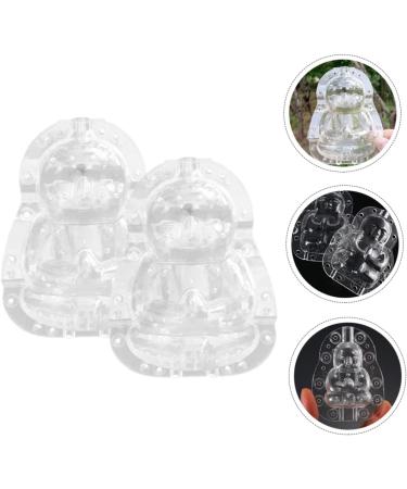 TEHAUX 4 pcs Fruit Forming Watermelon Shape Growth Ginseng Tiny Melon Shaping Diy Tool Cucumber Duddha Transparentx2pcs 10x7cmx2pcs - Buy Online on GoSupps.com