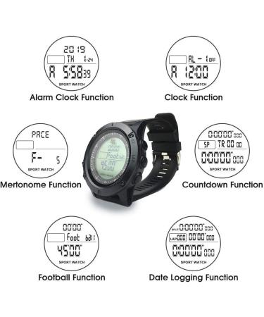 FCXJTU Digital Referee Watch - Sports Stopwatch for Coaches | 100 Lap Memory Large Display & Alarm | Ideal Soccer Timer - Buy Online on GoSupps.com