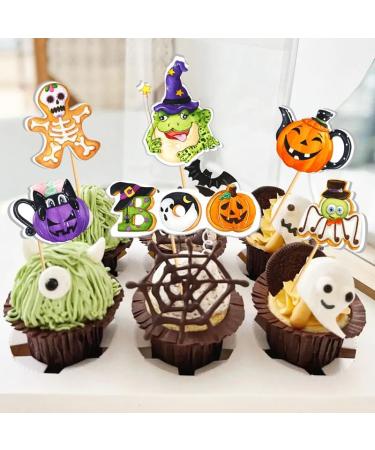 cupcake topper for halloween party (pumpkins) - Buy Online on GoSupps.com