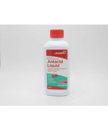 Leader Advanced Antacid Cherry 12oz. Bottle (Pack of 2)