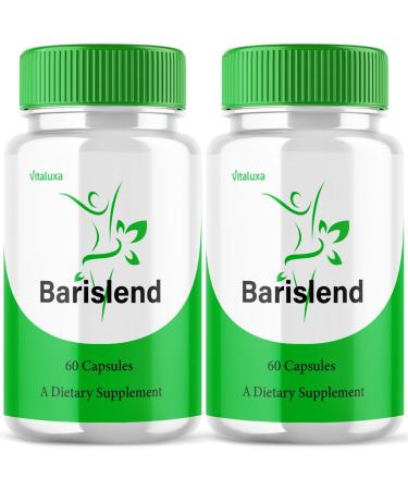 (2 Pack) Barislend Capsules Barisland Pills Pink Salt Blend for Women Barislends Maximum Strength Supplement Official Advanced Formula Wait Natural Energy Support Bari Slend Review (120 Capsules)