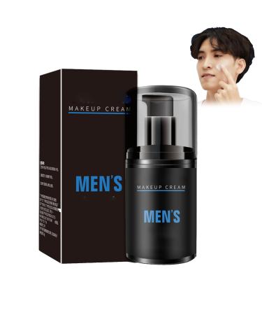 Men's Makeup Cream for Brightening, 50 g Men's Makeup Cream Moisturizing Cream, Lightweight Daily Face Lotion, Anti-Wrinkle & Firming Face Moisturizer, Long Lasting Refreshing & Non-sticky (1PC)