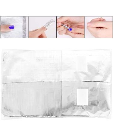 500 Pcs Nail Foil Wraps Remover with Pre-attached Cotton Pads - Gel Polish Soak Off - Buy Online on GoSupps.com