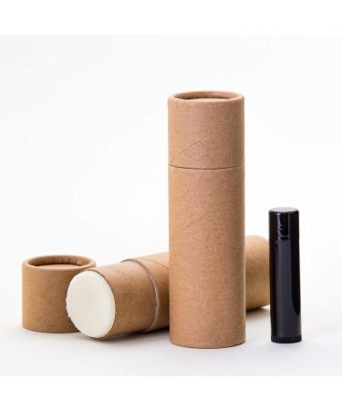 3 OZ Kraft Brown Paperboard Lip Balm Tubes - Eco-Friendly Cosmetic & Deodorant Containers (12 Pack - Buy Online on GoSupps.com
